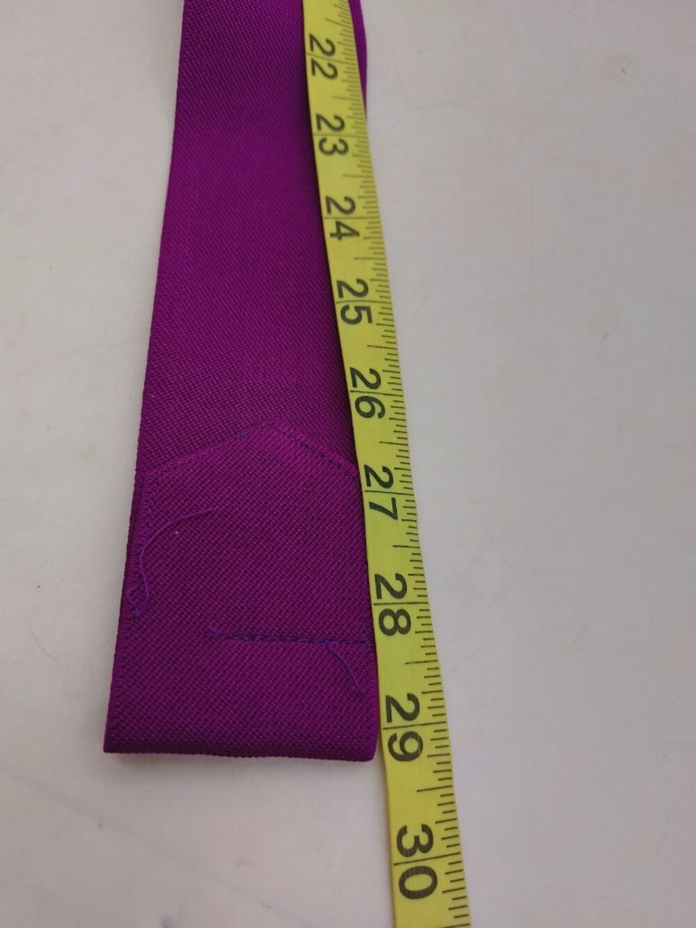 Vintage Womens Purple Elastic Belt Pink Plastic Buckle - Picture 5 of 8